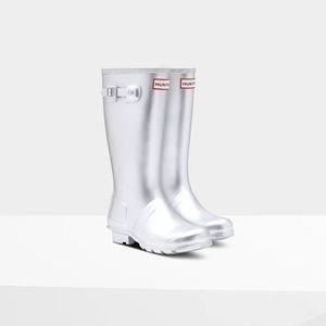 Big Kids Metallic Rain Boots